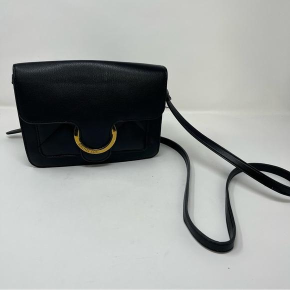 RACHEL ZOE CROSSBODY BAG IN BLACK AND GOLD - Picture 10 of 14